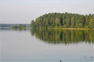 Studzieniczne lake in the morning