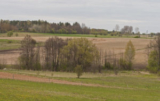 spring landscape about village Kudrawka