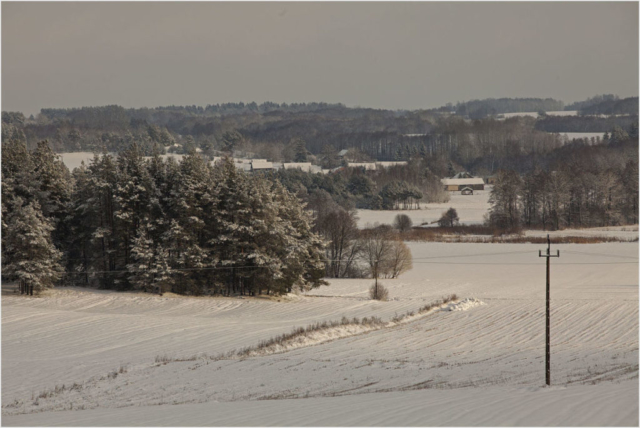 There, in the distance, the village of Butrymowce