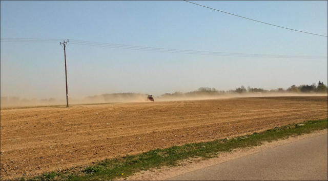 in fields about Stock village