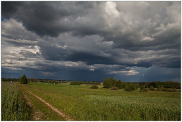 threatening clouds