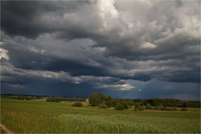 threatening clouds