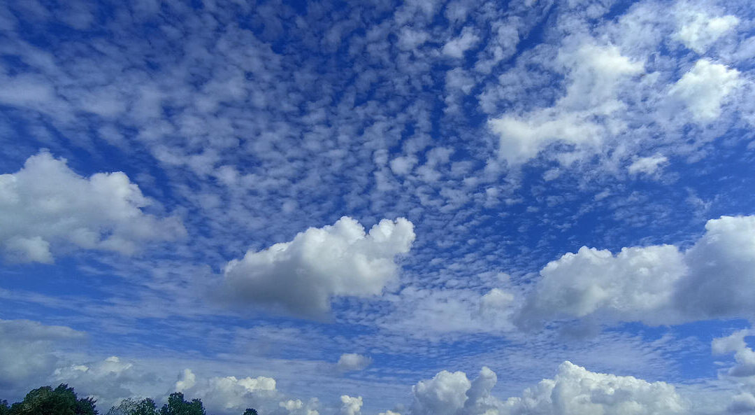 wonderful sky white clouds